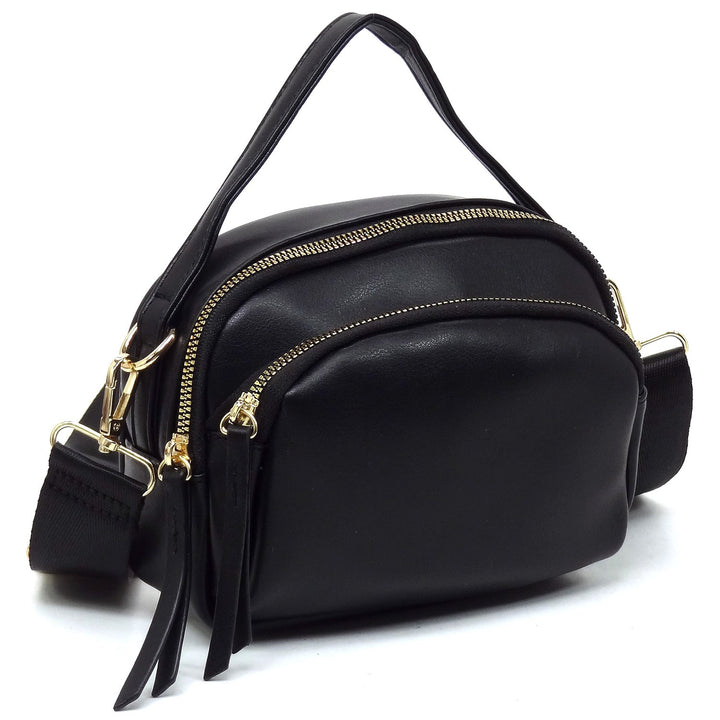 Brown Fashion Top Handle Crossbody Bag