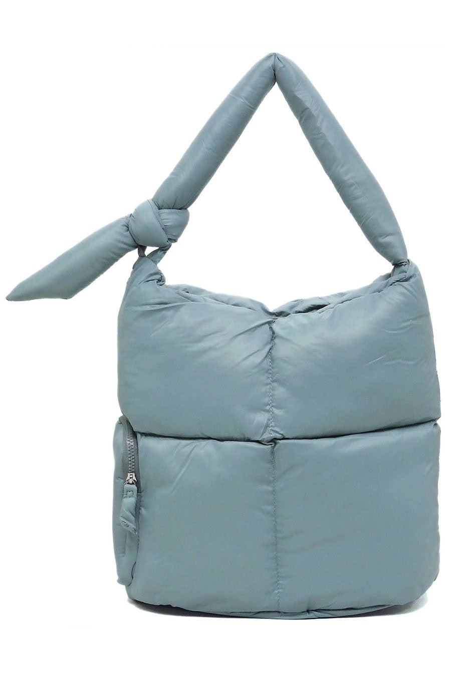 N/Blue Soft Puffy Shoulder Bag Hobo