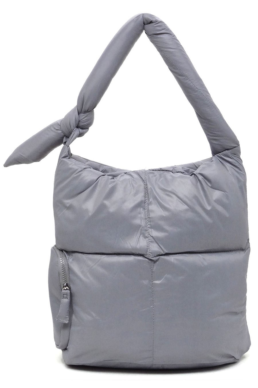 Taupe Soft Puffy Shoulder Bag Hobo