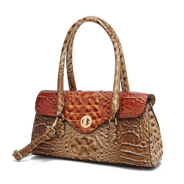 Mkf Liviana Croc Embossed Shoulder Bag By Mia K