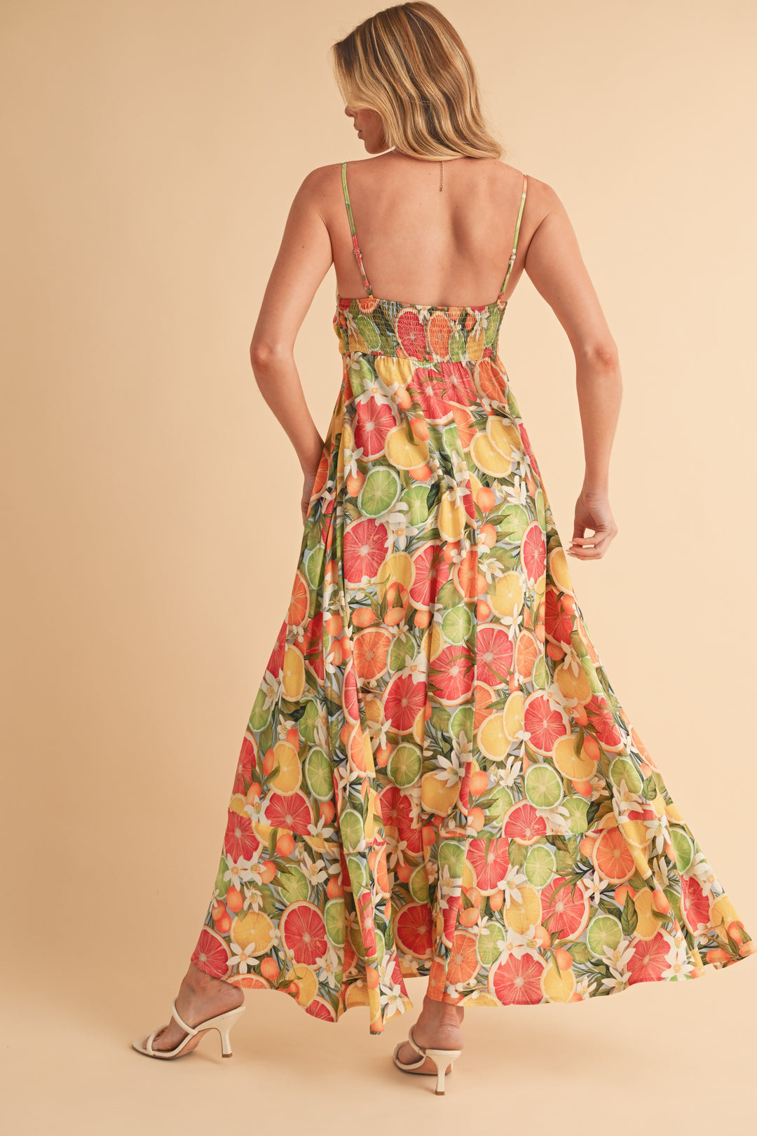 Blue Citrus Citrus Maxi Dress