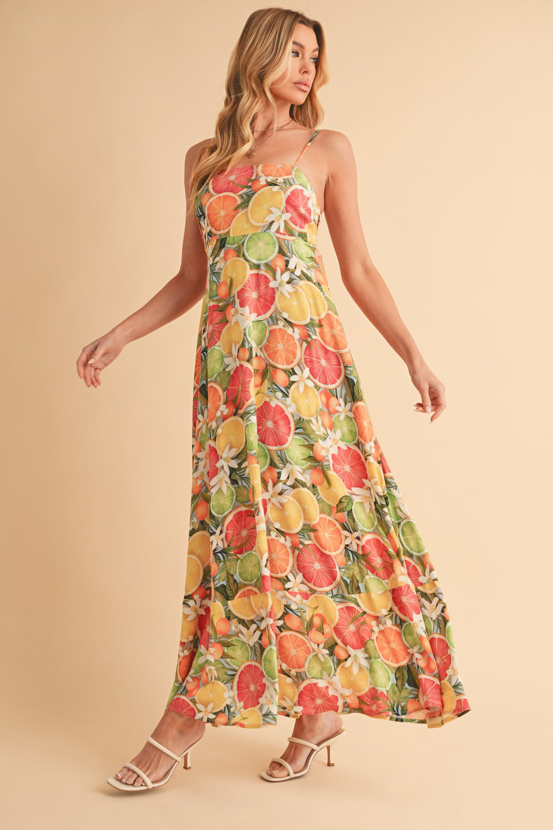 Blue Citrus Citrus Maxi Dress