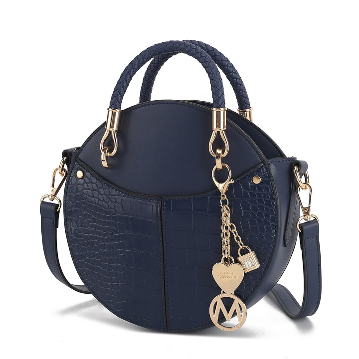 Rose Mkf Nobella Croco Crossbody By Mia K