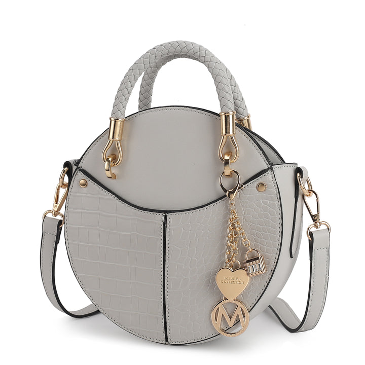 Red Mkf Nobella Croco Crossbody By Mia K