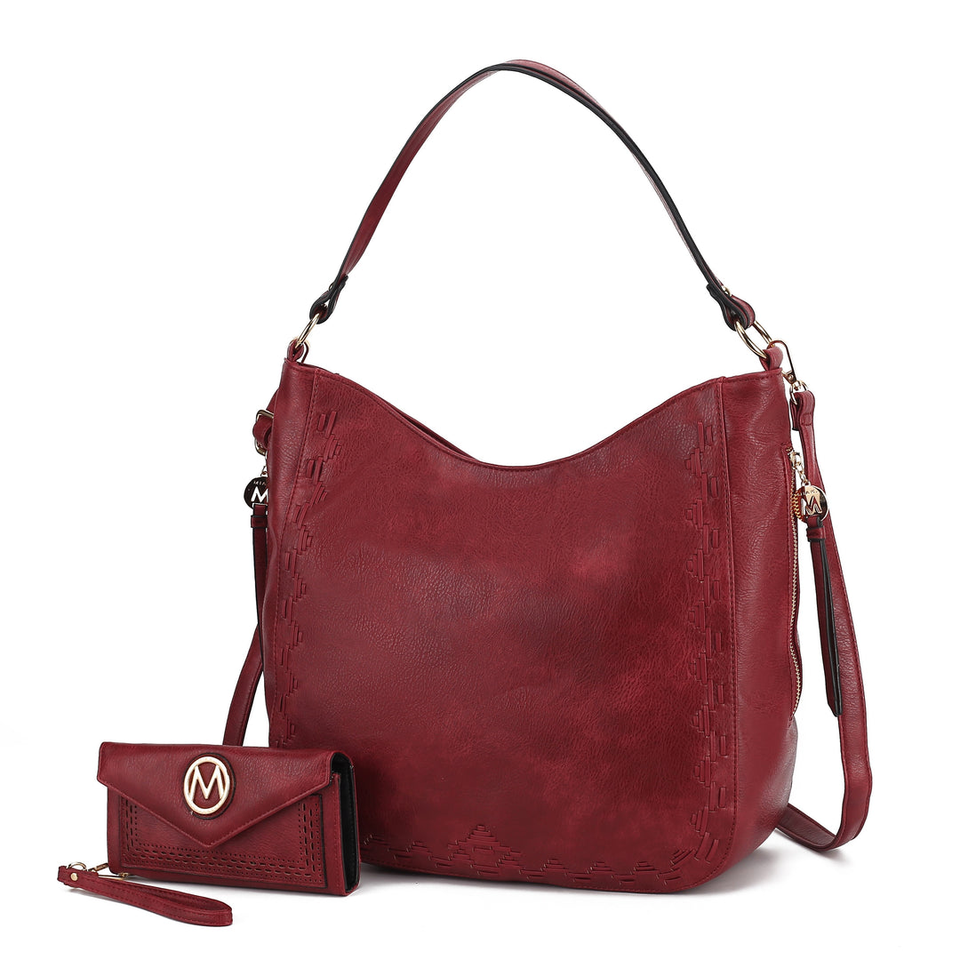 Mkf Lucille Shoulder By Mia K And Wallet 2 Pieces