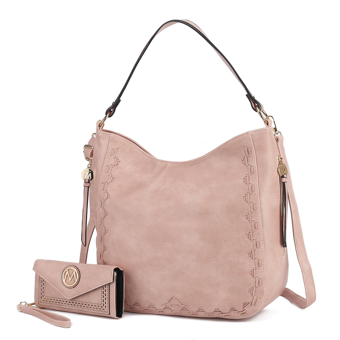 Red Mkf Lucille Shoulder By Mia K And Wallet 2 Pieces