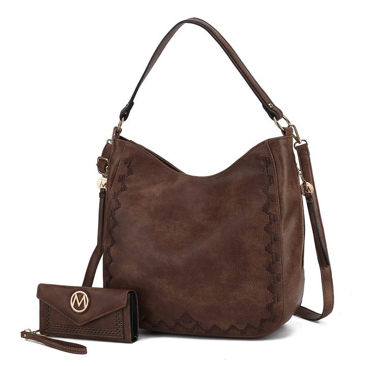 Mkf Lucille Shoulder By Mia K And Wallet 2 Pieces