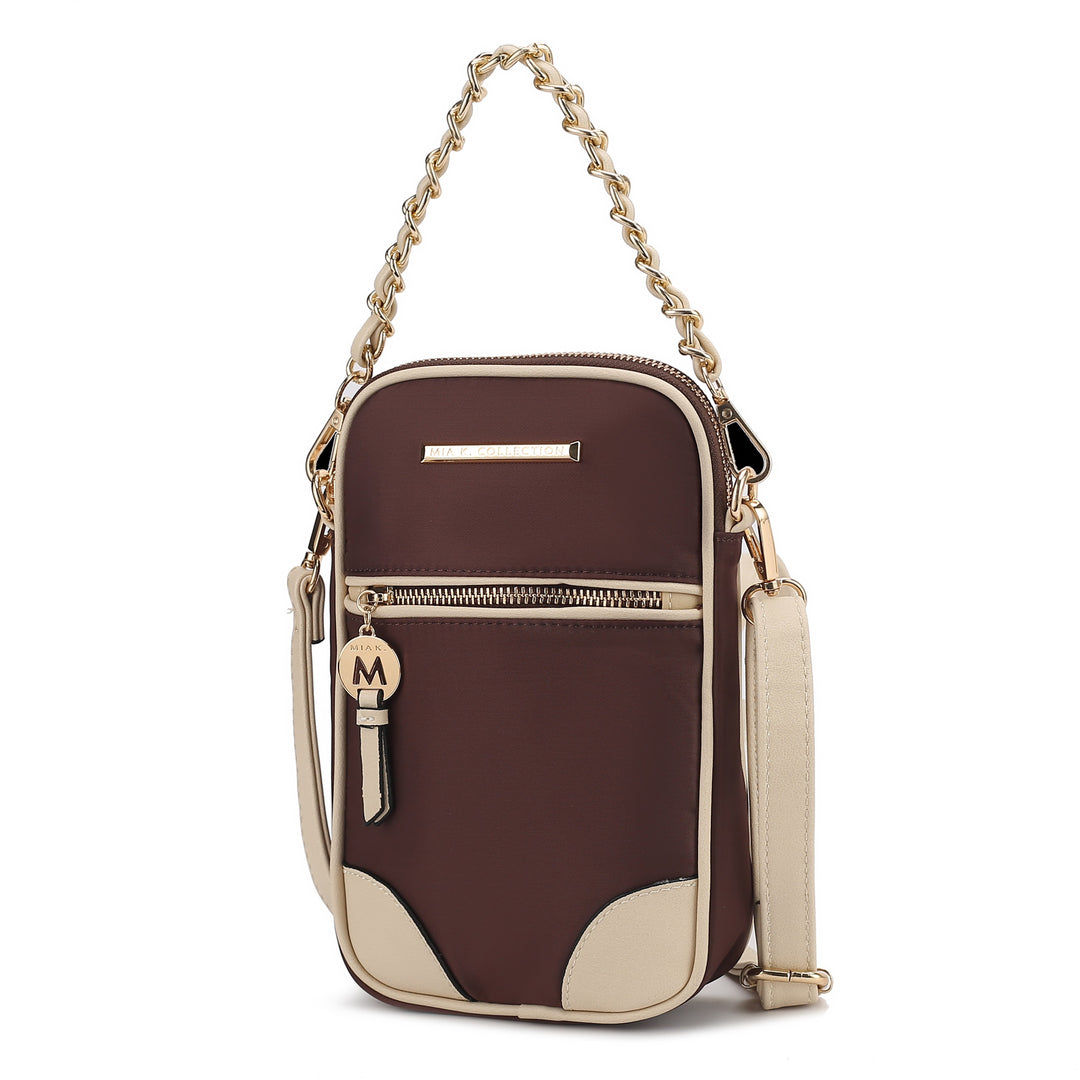 Navy - Wine Mkf Sue Crossbody Bag By Mia K