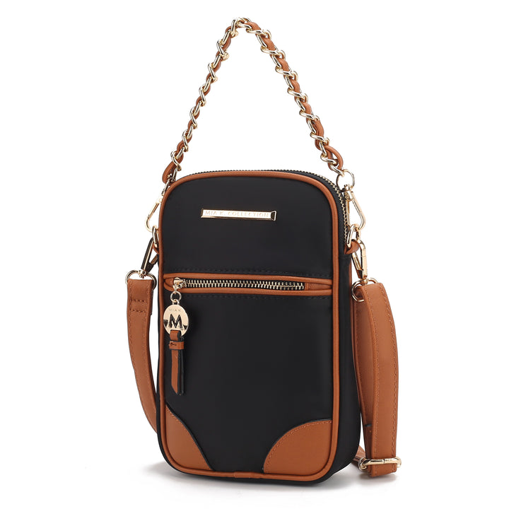 Coffee - Ivory Mkf Sue Crossbody Bag By Mia K