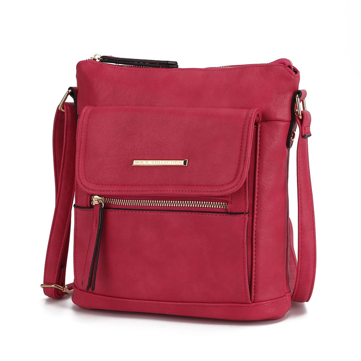 Pink Mkf Triss Crossbody Bag By Mia K