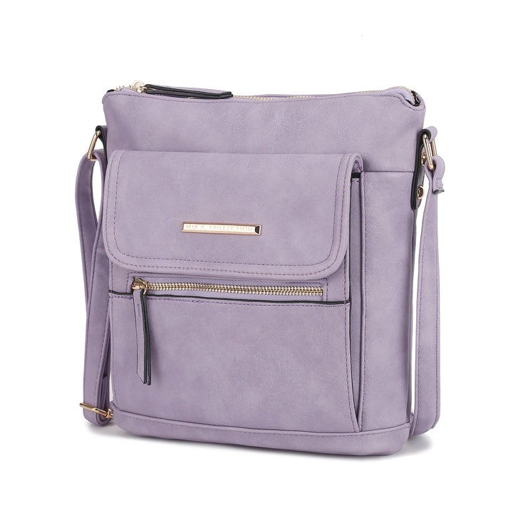 Red Mkf Triss Crossbody Bag By Mia K