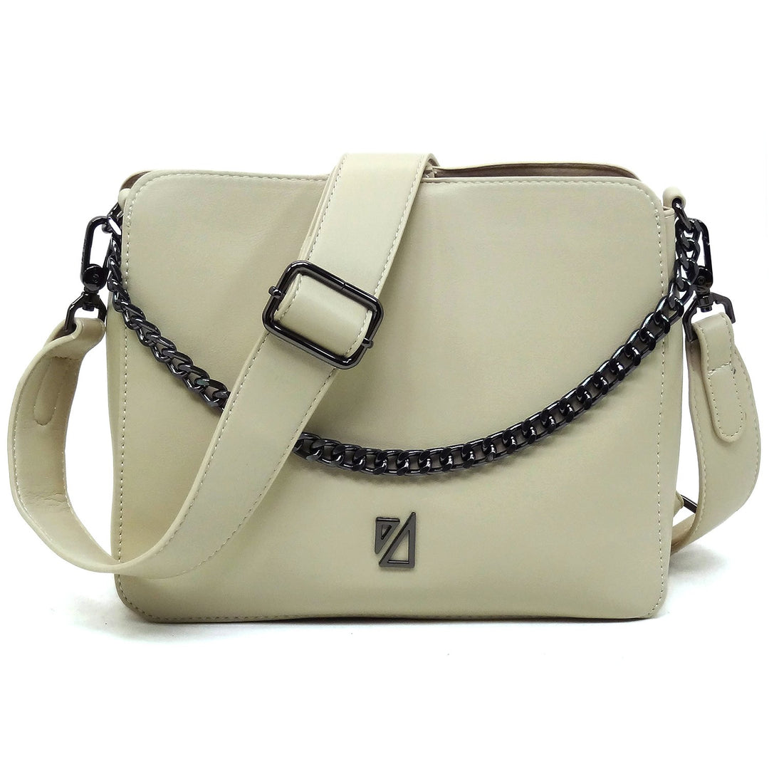 Iza Co Chain Link Crossbody Bag