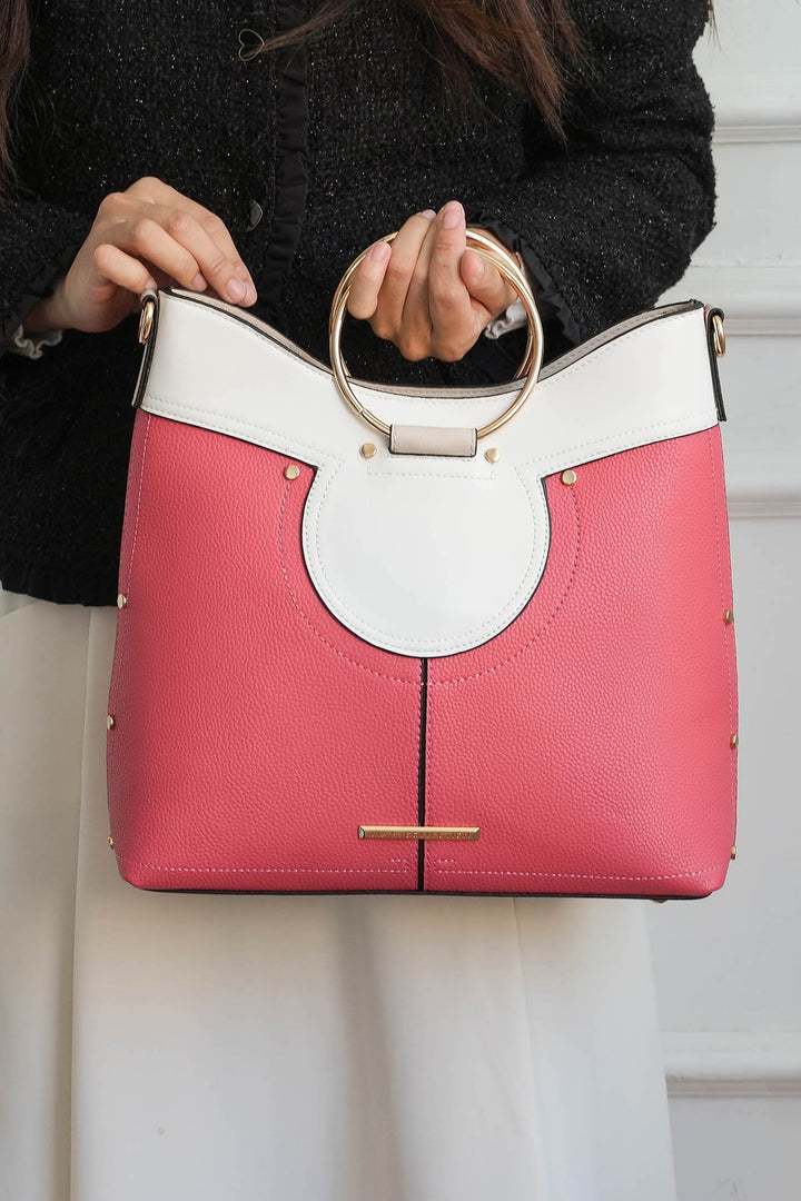Blush Mkf Kylie Top Handle Satchel By Mia K