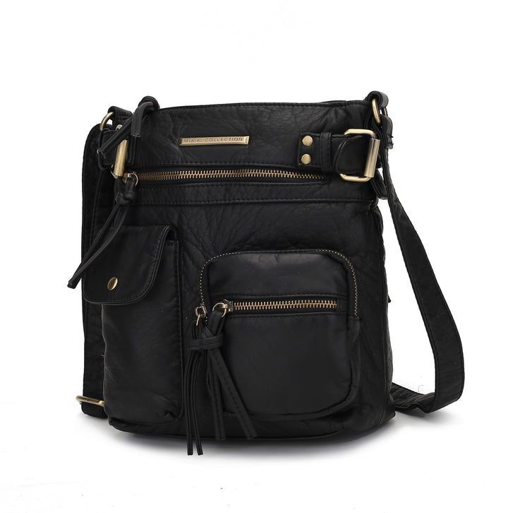 Denim Mkf Vintage Stiella Crossbody Bag By Mia K