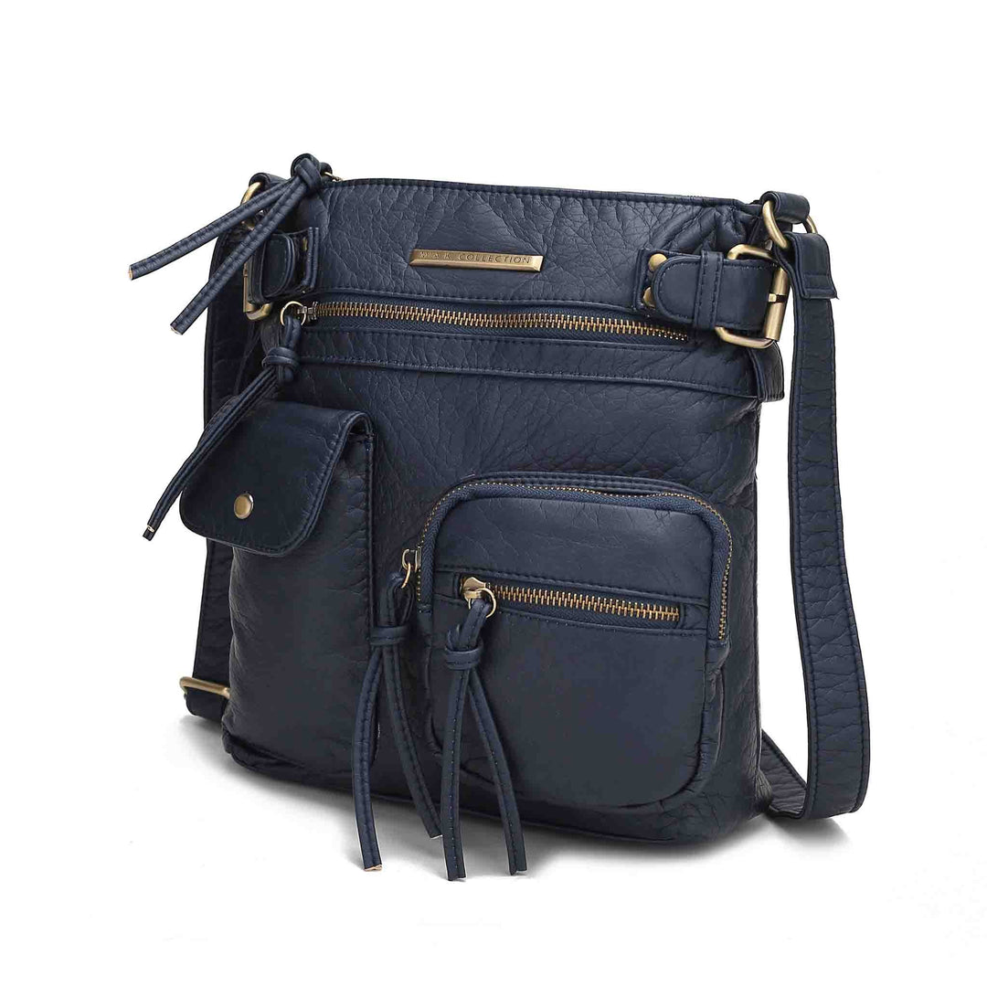 Purple Mkf Vintage Stiella Crossbody Bag By Mia K
