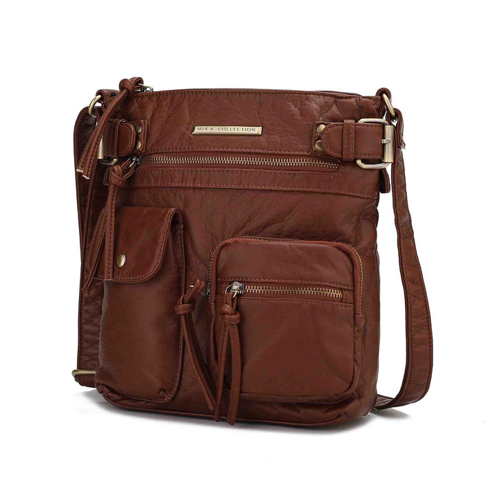 Green Mkf Vintage Stiella Crossbody Bag By Mia K