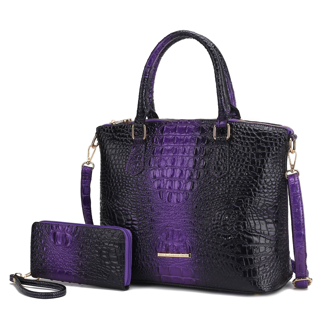 Mkf Liora Croc Embossed Tote Bag By Mia K
