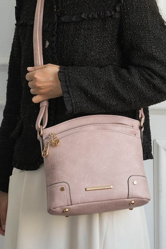 Black Mkf Kenya Crossbody Bag By Mia K