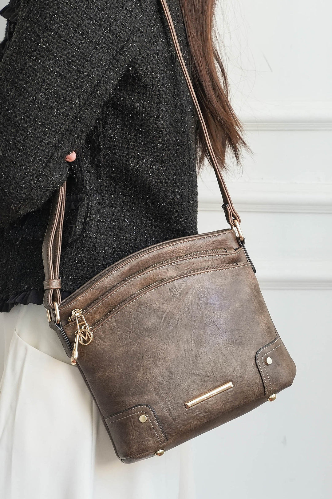 Navy Mkf Kenya Crossbody Bag By Mia K