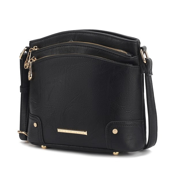 Pewter Mkf Kenya Crossbody Bag By Mia K