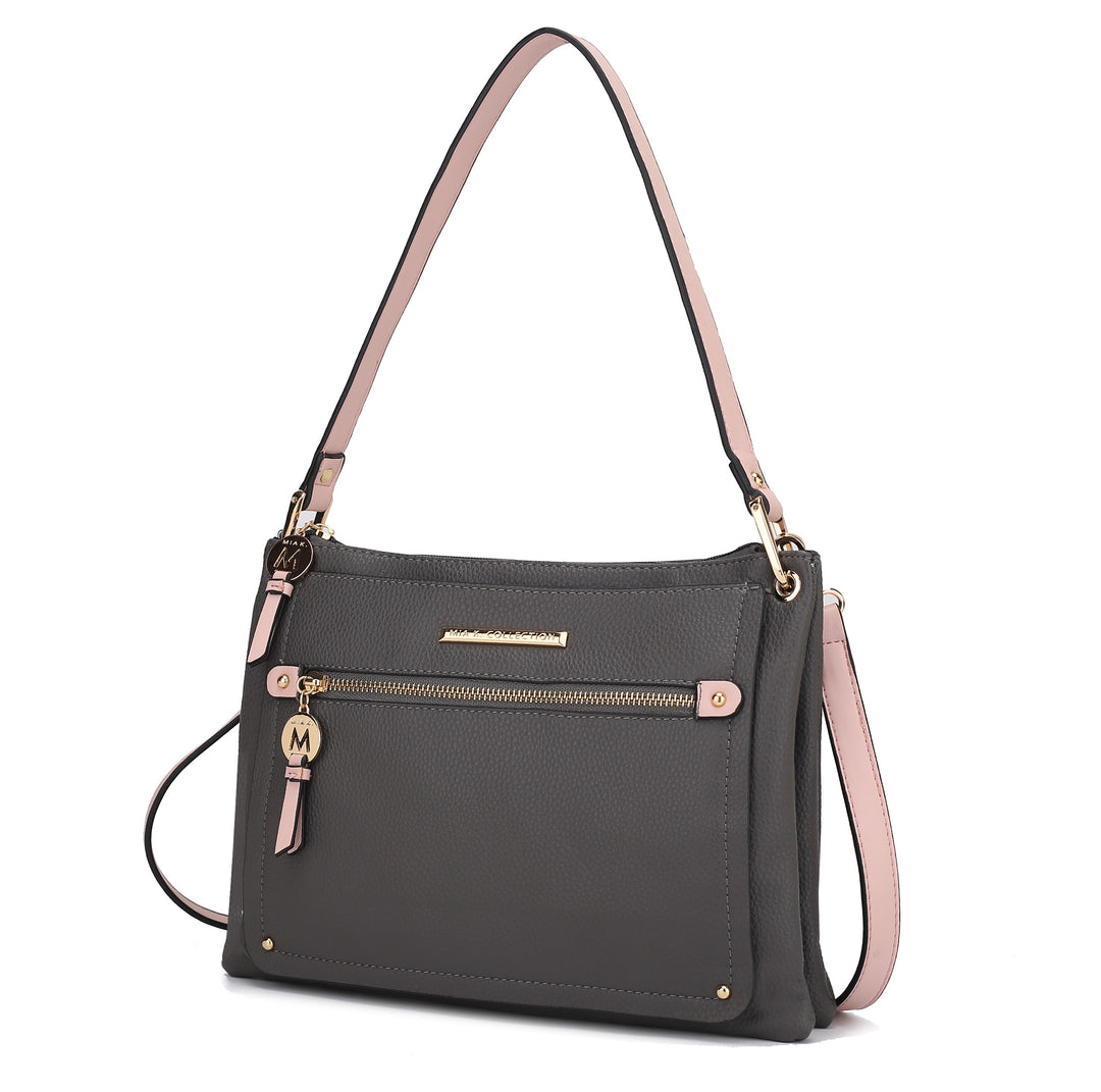 Purple-Lavender Mkf Aliyah Shoulder Bag By Mia K