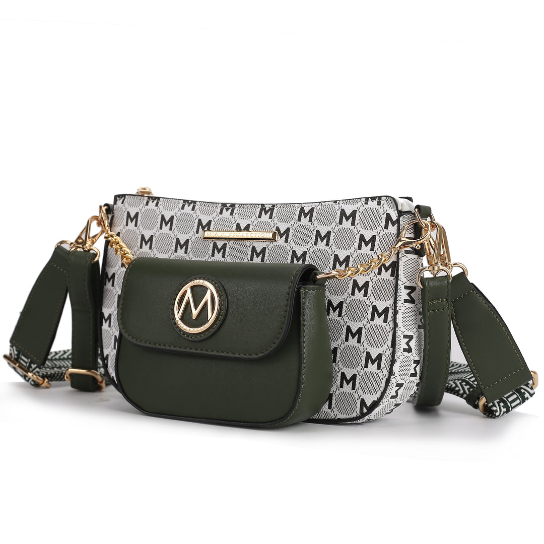 Mkf Ciri Double Crossbody Bag By Mia K