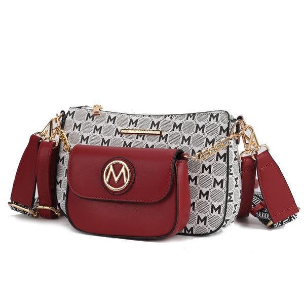 Mkf Ciri Double Crossbody Bag By Mia K