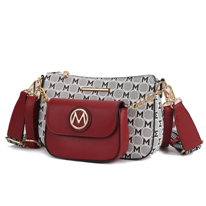 Mkf Ciri Double Crossbody Bag By Mia K