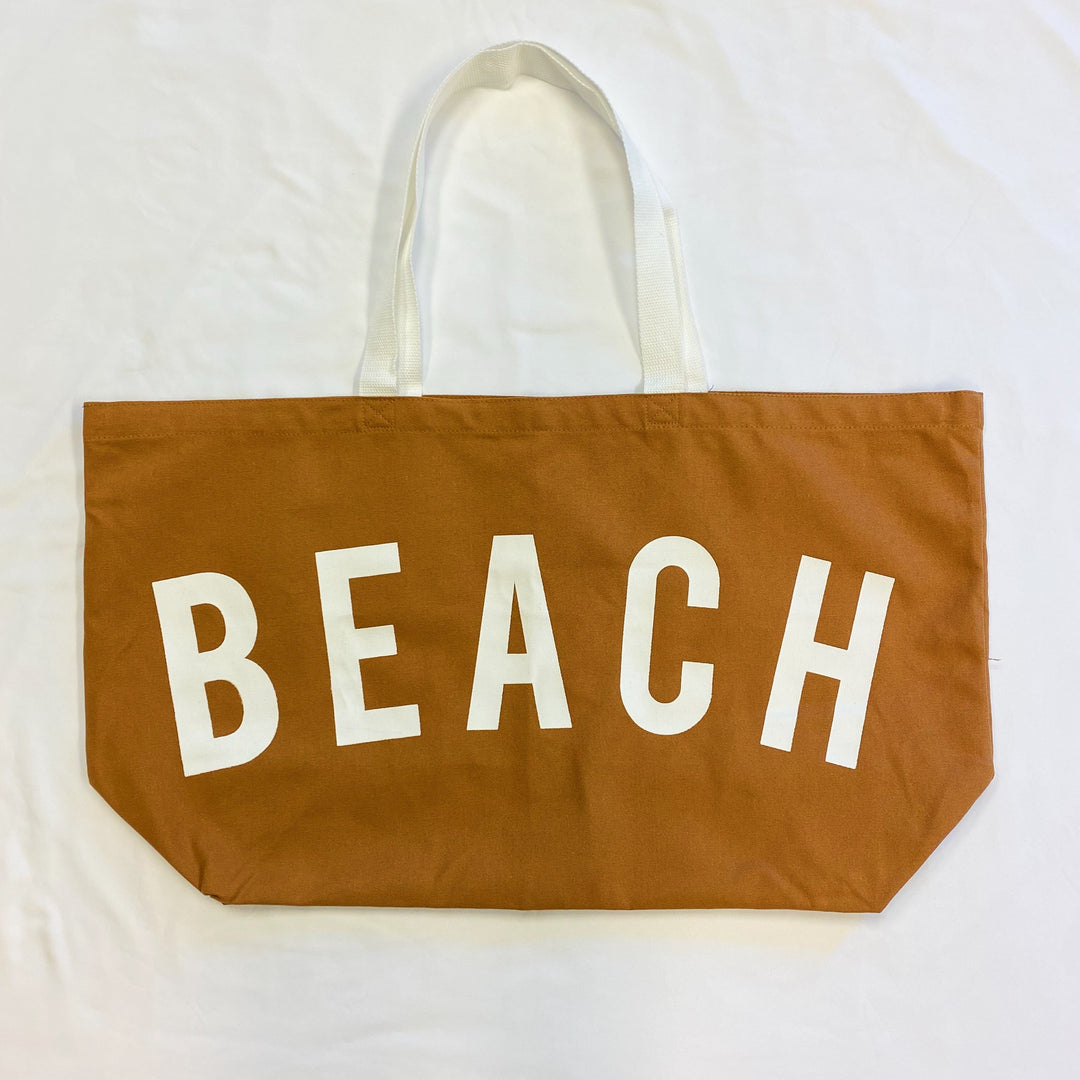 Pink Let S Do Beach Canvas Tote