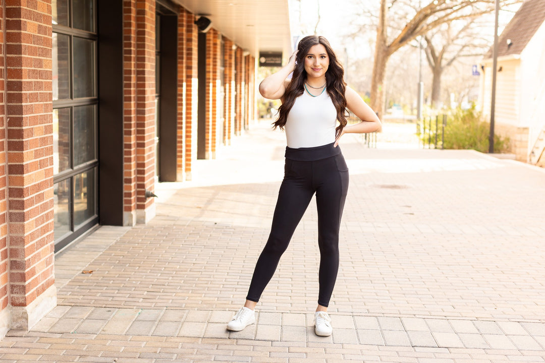Sleek Pocket Collection Full Length Leggings R2 1