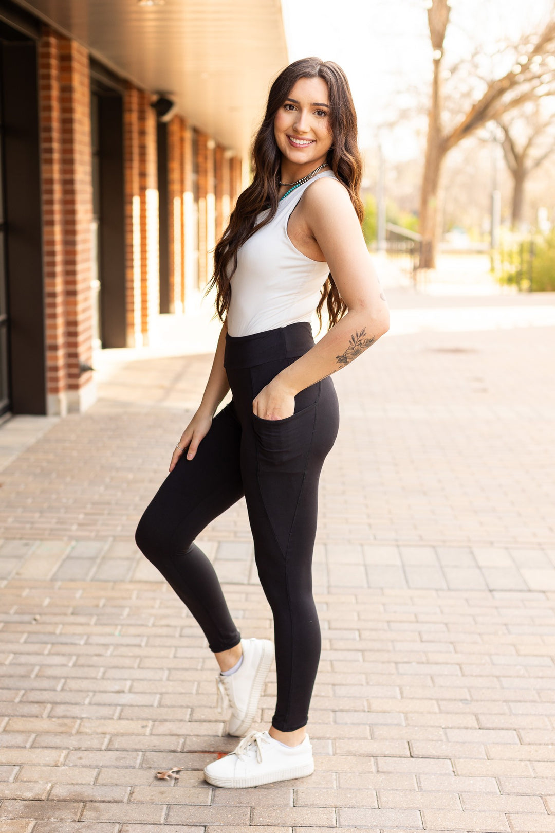 Sleek Pocket Collection Full Length Leggings R2 1