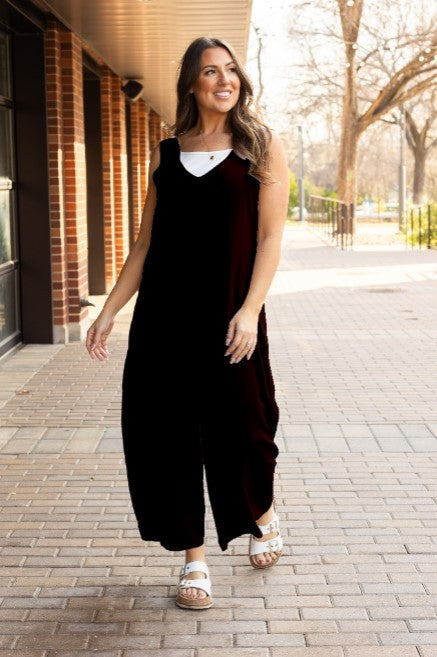 Black The Vera Jumpsuit