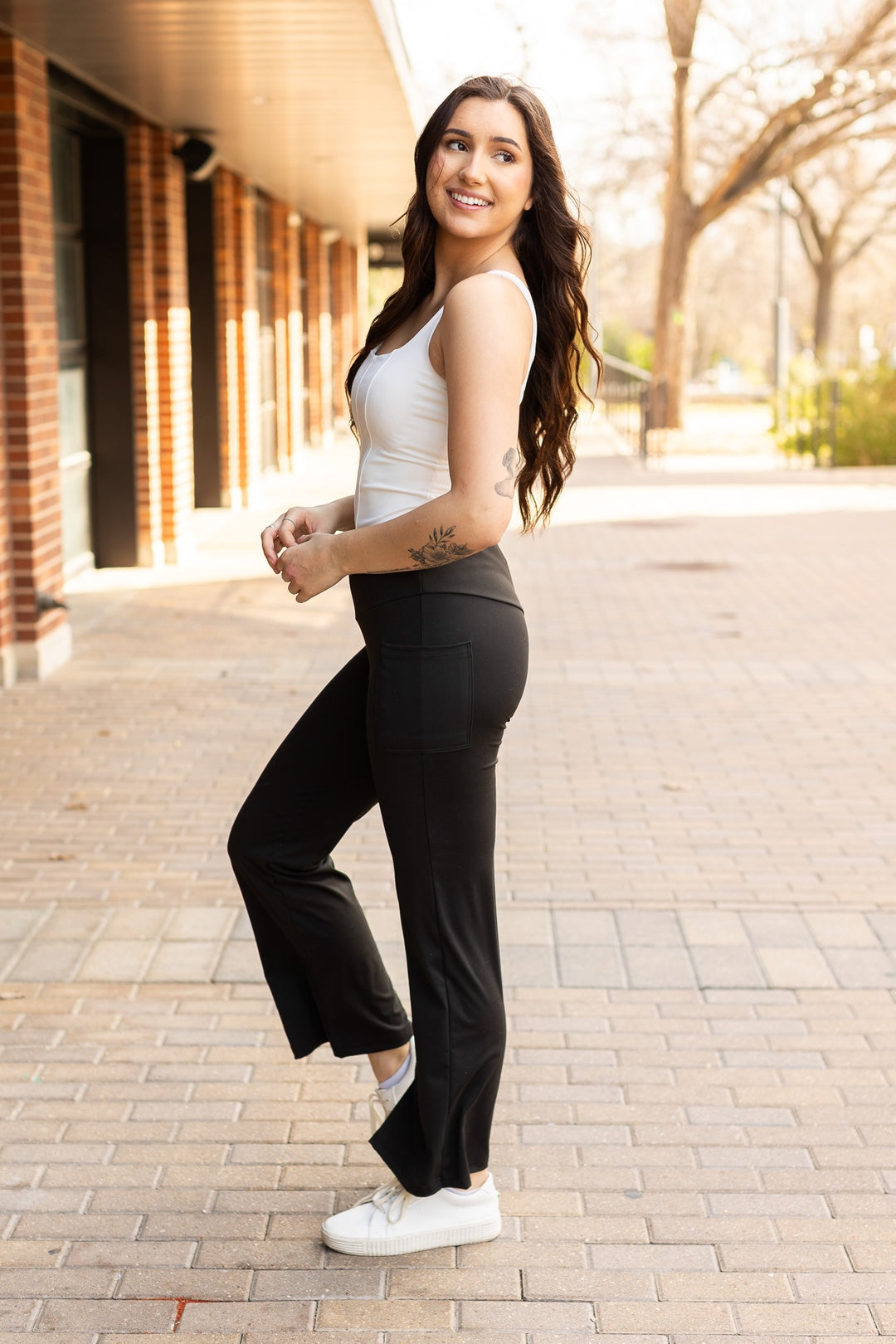 Black The Madeline Tummy Control Bootcut Leggings