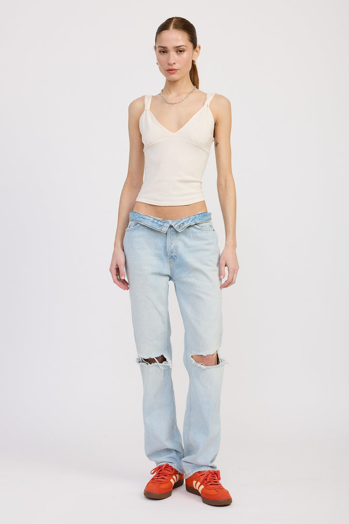 V Neck Cami Top