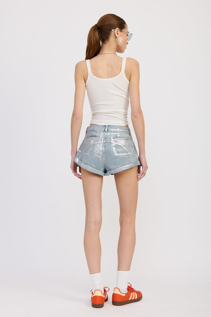 Low Waist Denim Shorts