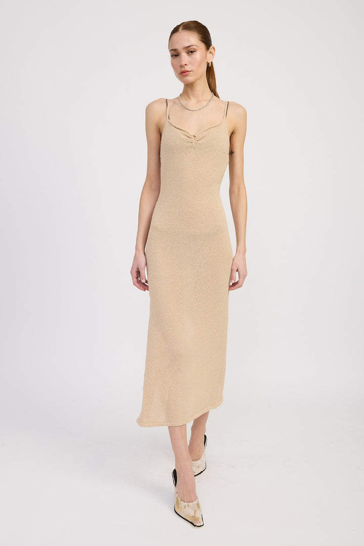 Spaghetti Strap Midi Dress
