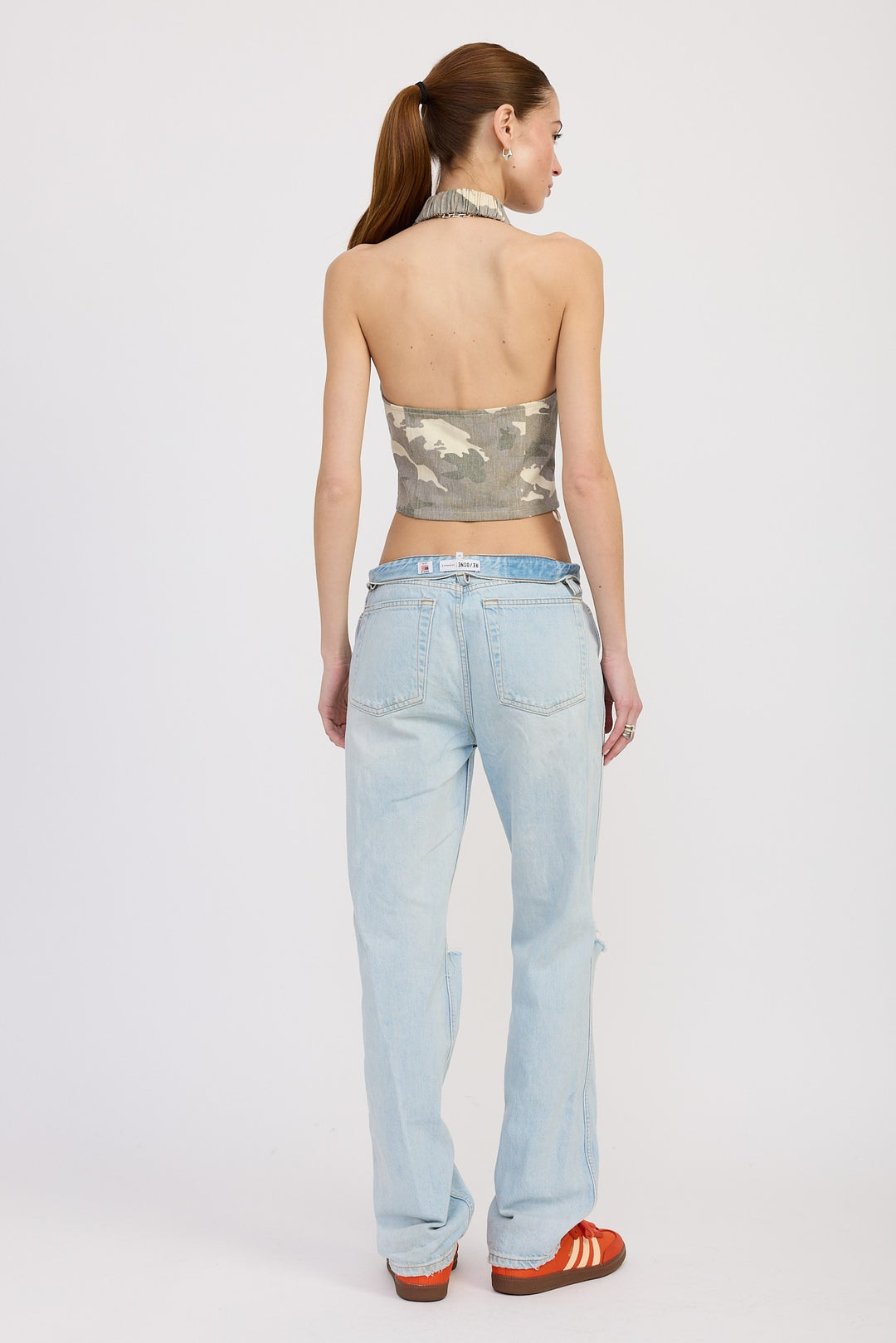 Wrapped Halter Neck Top