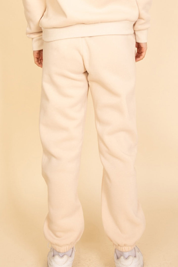 Side Pocket Drawstring Waist Sweatpants
