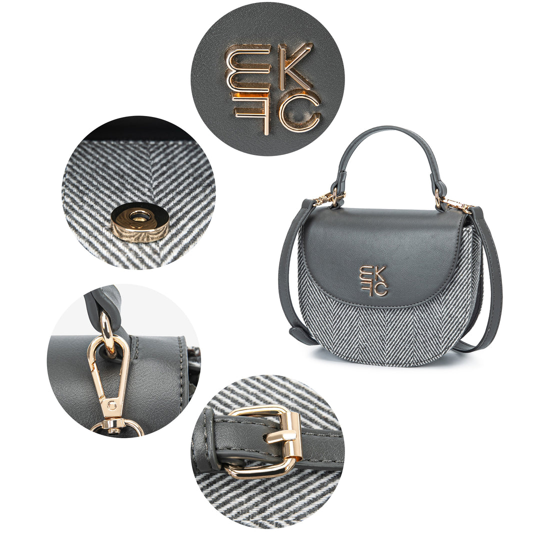 Mkf Heloise Herringbone Crossbody By Mia K