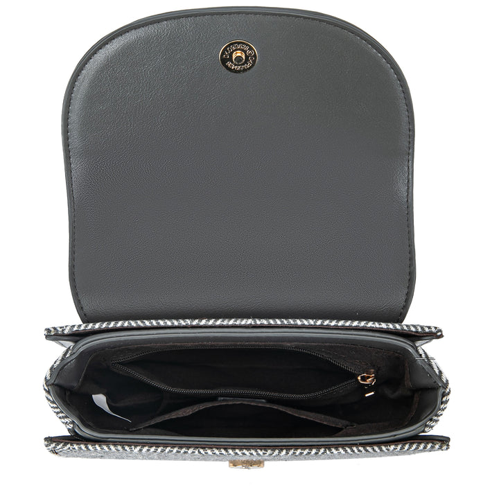Mkf Heloise Herringbone Crossbody By Mia K