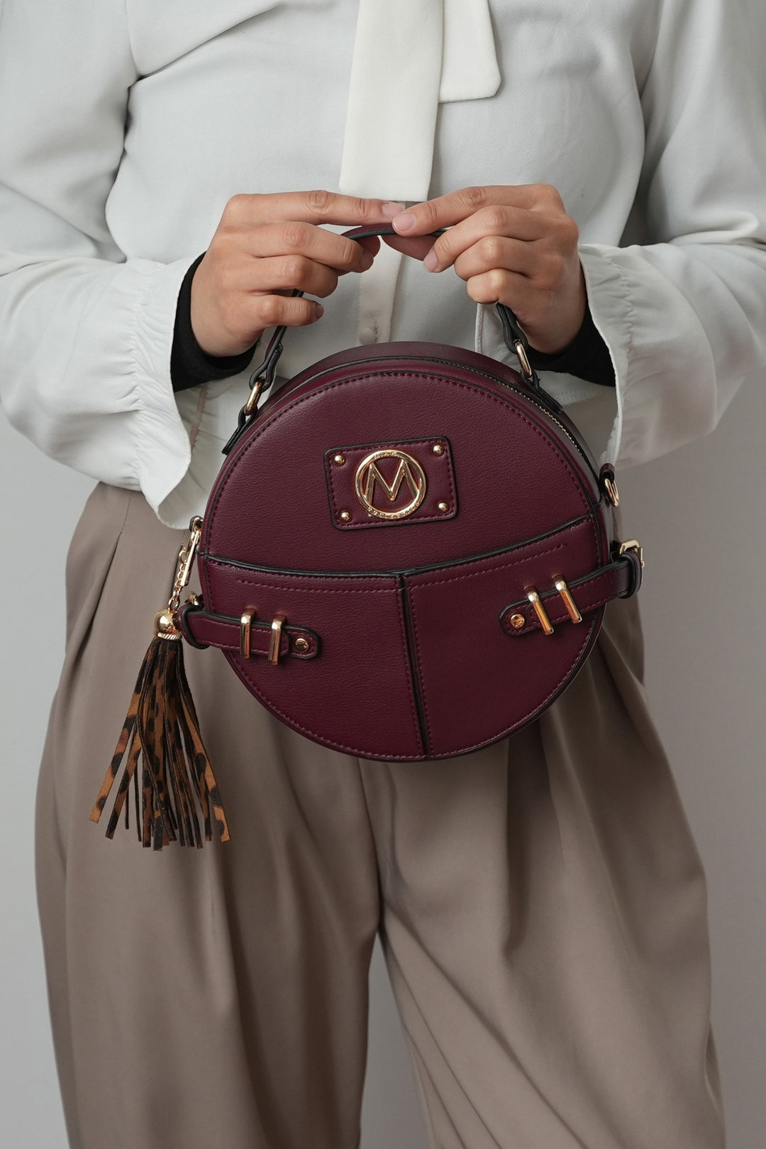 Coffee Mkf Gayle Crossbody Bag By Mia K