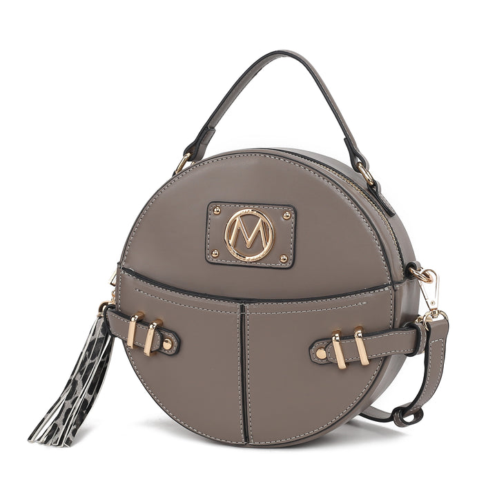 Taupe Mkf Gayle Crossbody Bag By Mia K