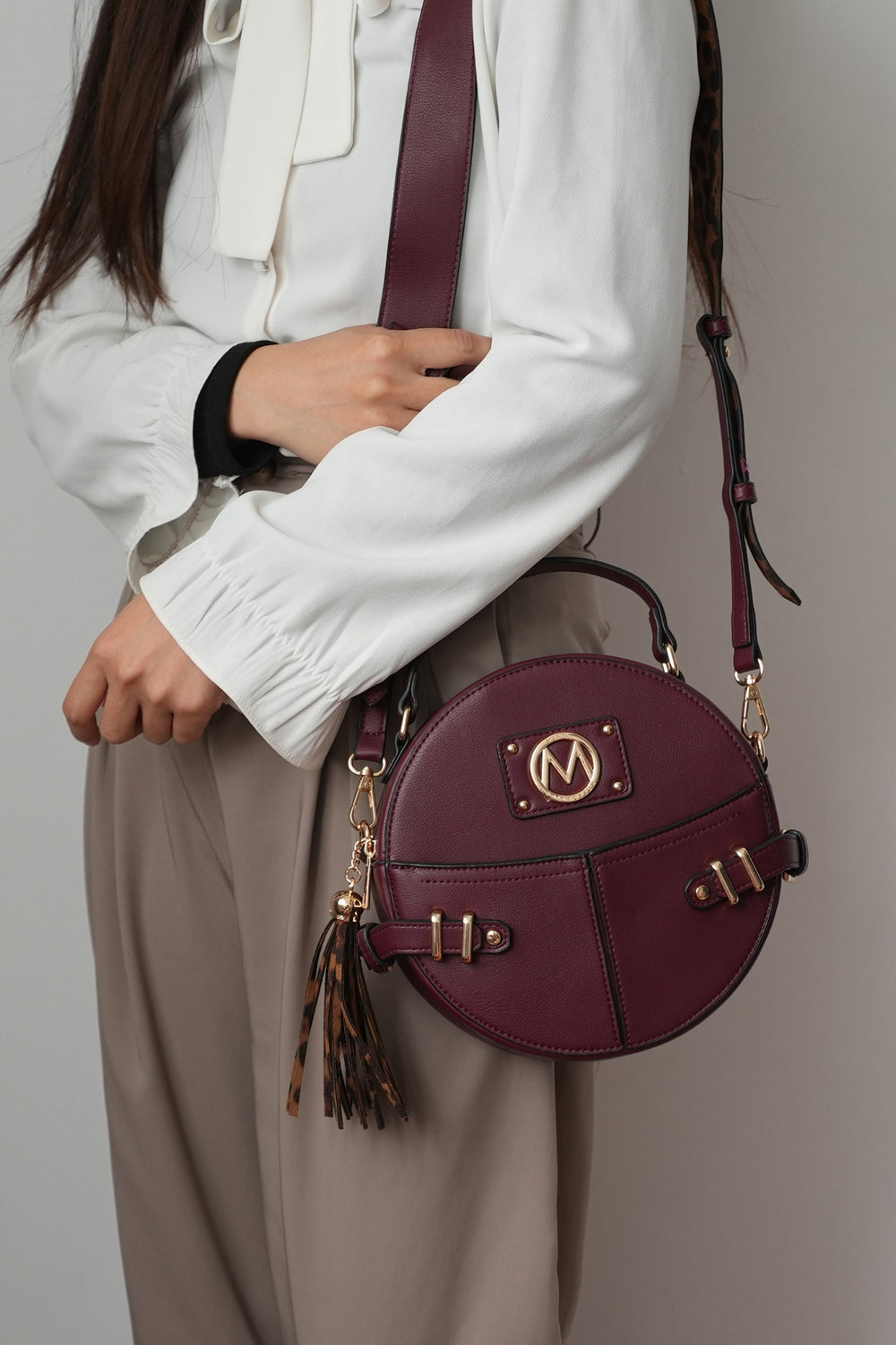 Blush Mkf Gayle Crossbody Bag By Mia K