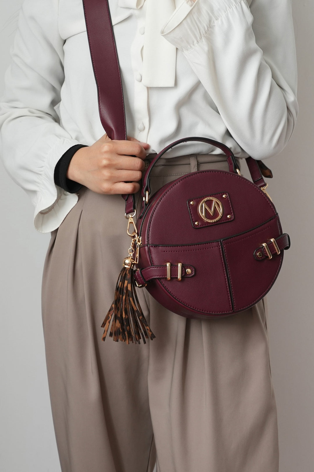 Black Mkf Gayle Crossbody Bag By Mia K