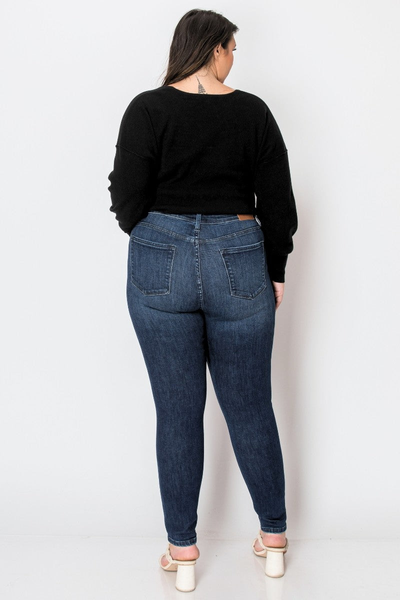 Corset Plus Size Super Skinny Jeans