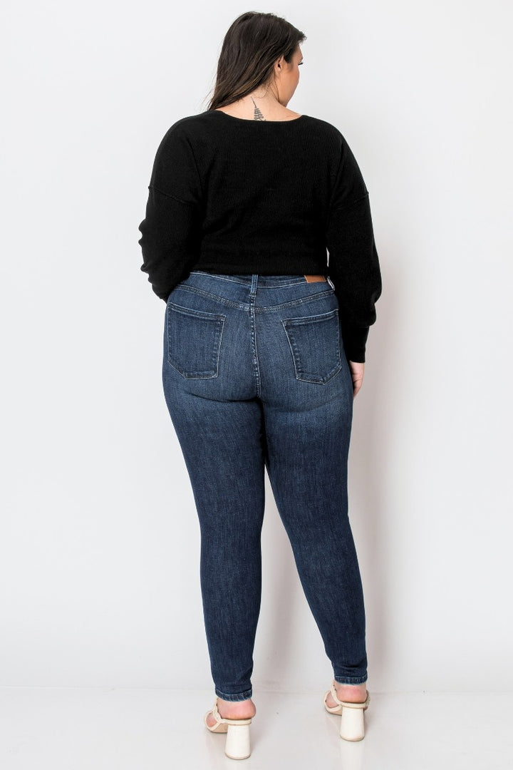 Corset Plus Size Super Skinny Jeans