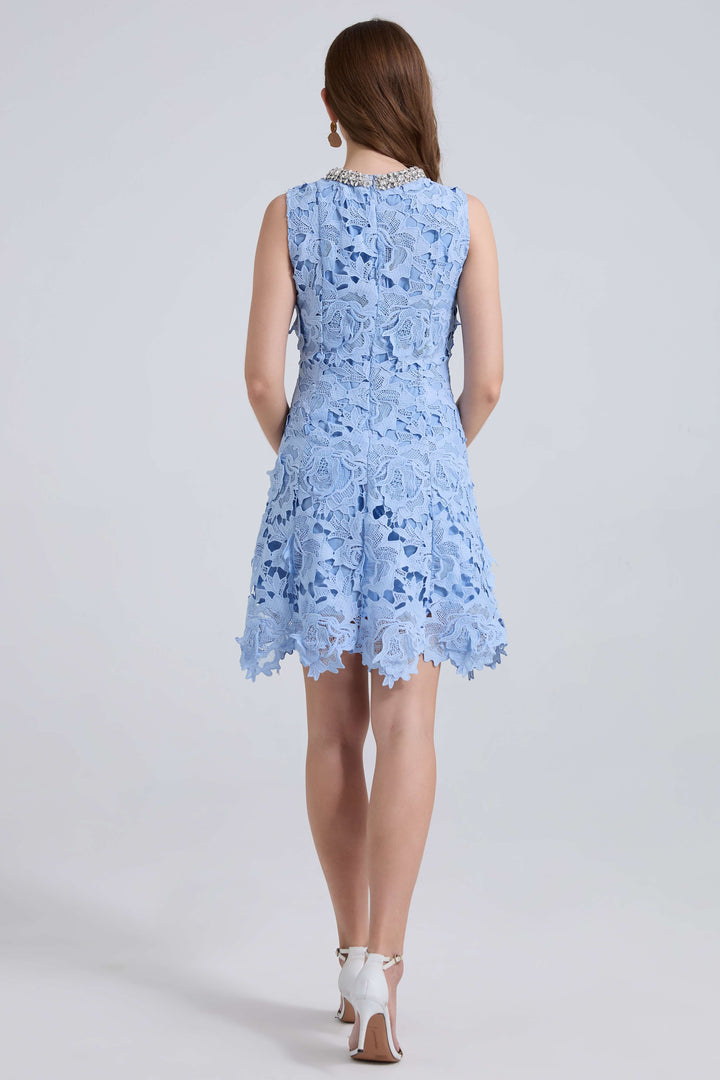 Blue Women Fashioni Party Night Out Dress