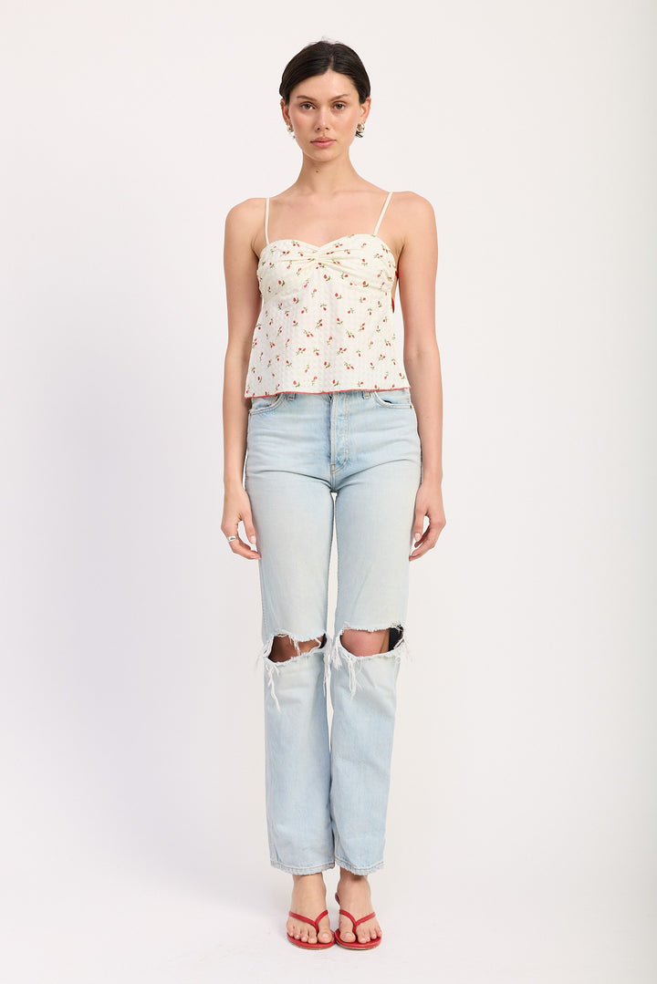 Floral Sweetheart Cami Top