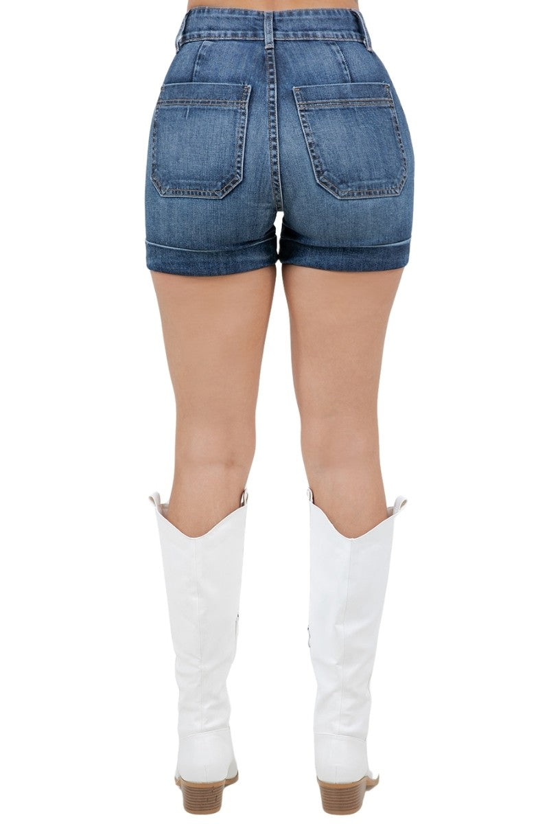 Willow Denim Short In Dark Wash