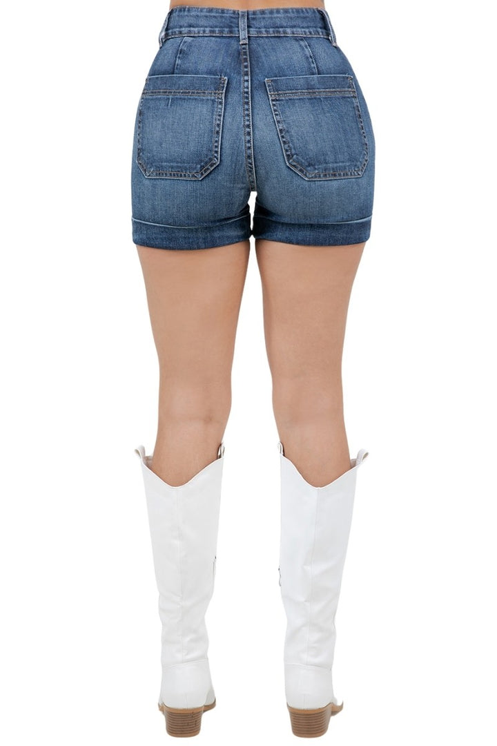 Willow Denim Short In Dark Wash